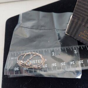 Vintage Avon Sterling silver diamond cut collection large